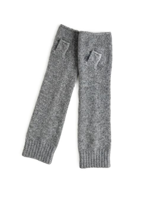 manicotti lana lyak P.a.r.o.s.h. | D000623LYAK037 GRIGIO SCURO